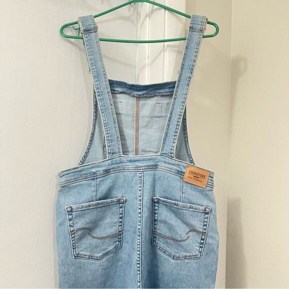 Signature by Levi Strauss Heritage Blue Denim Overalls - Picture 7 of 14